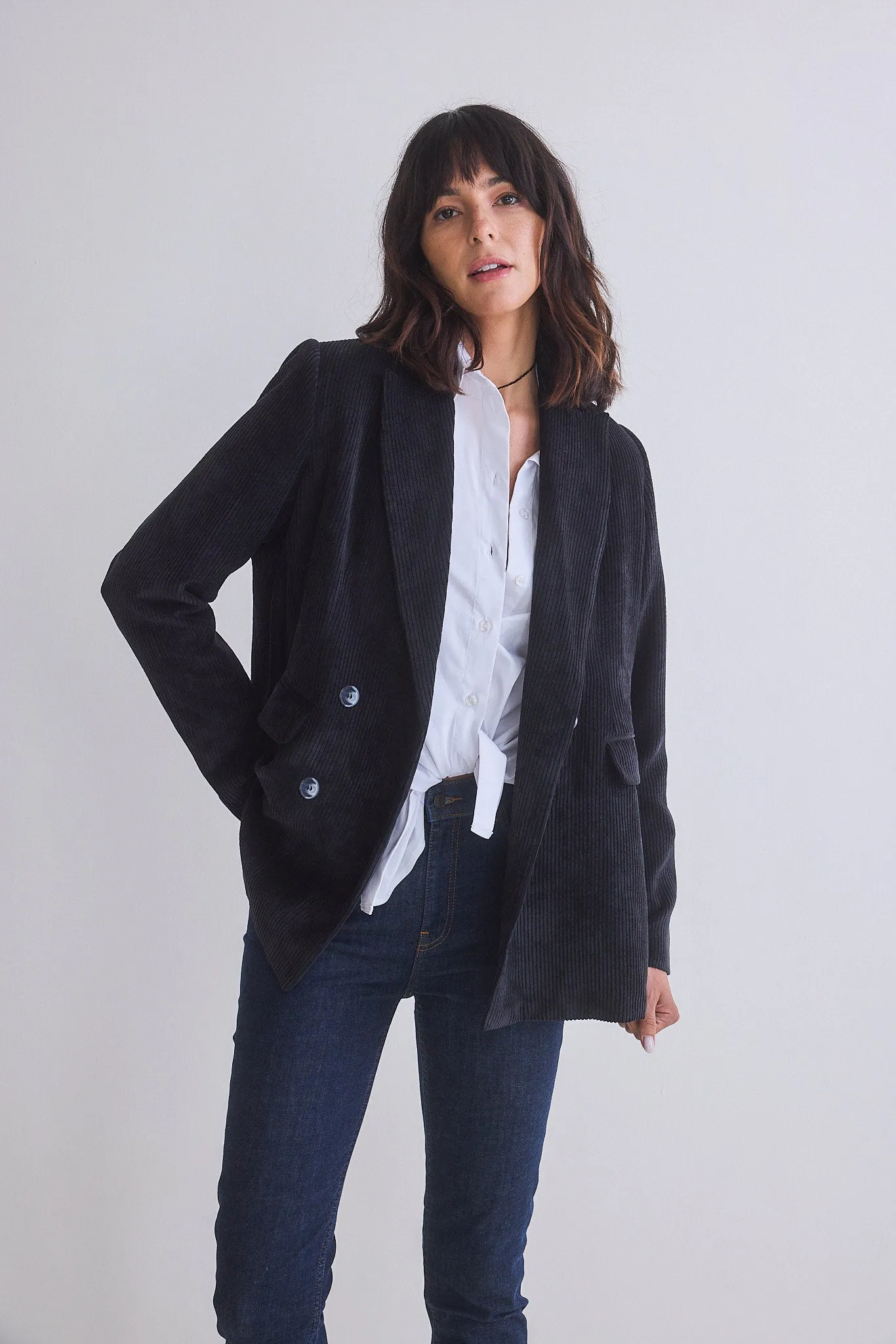 According to Plan Corduroy Blazer