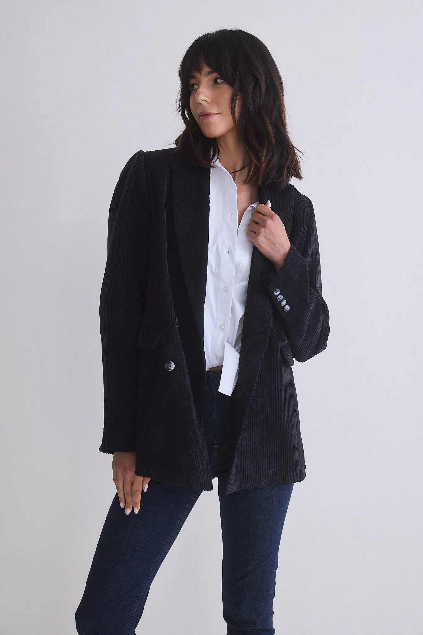 According to Plan Corduroy Blazer