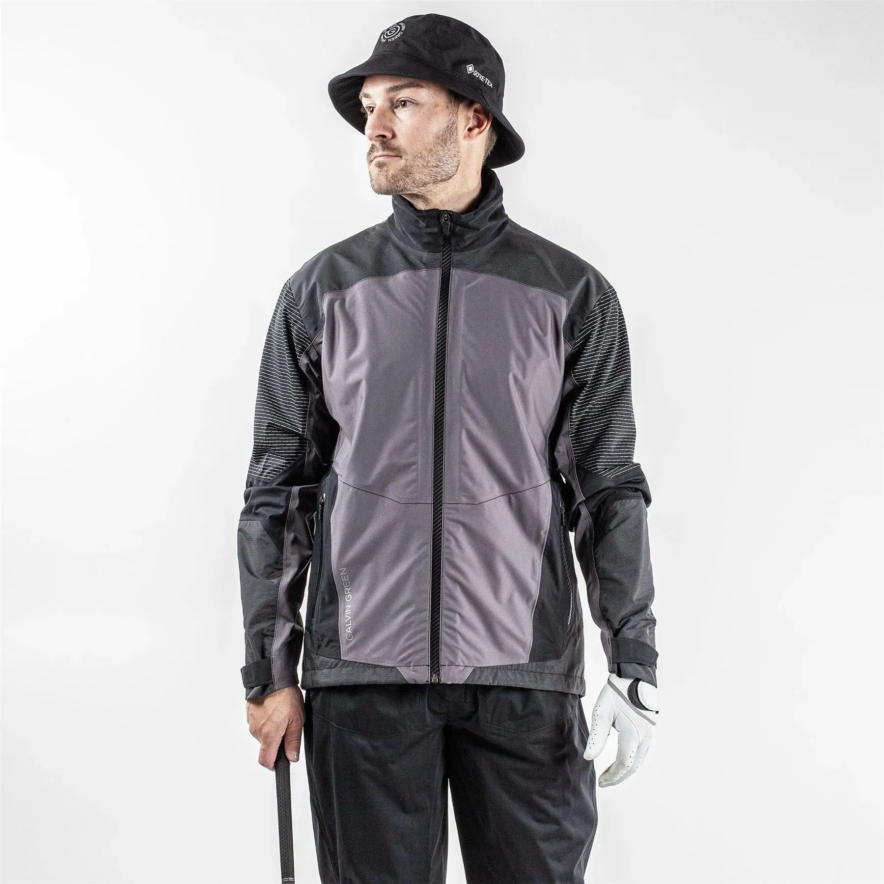 Alister Gore-Tex C-Knit Jacket Forged Iron/Black - AW24