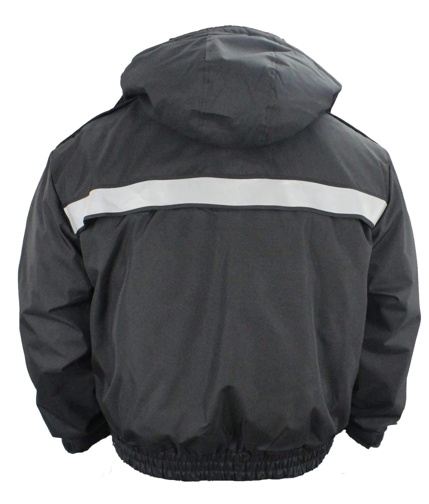 All Season Deluxe Bomber Jacket with Reflective Stripes