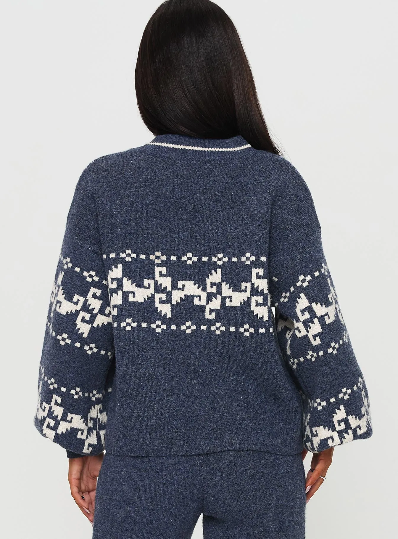 Alpine Sweater Navy / Cream