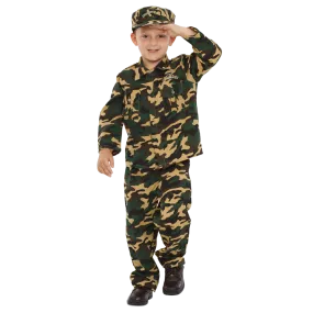 Army Dress Up Costume - Kids