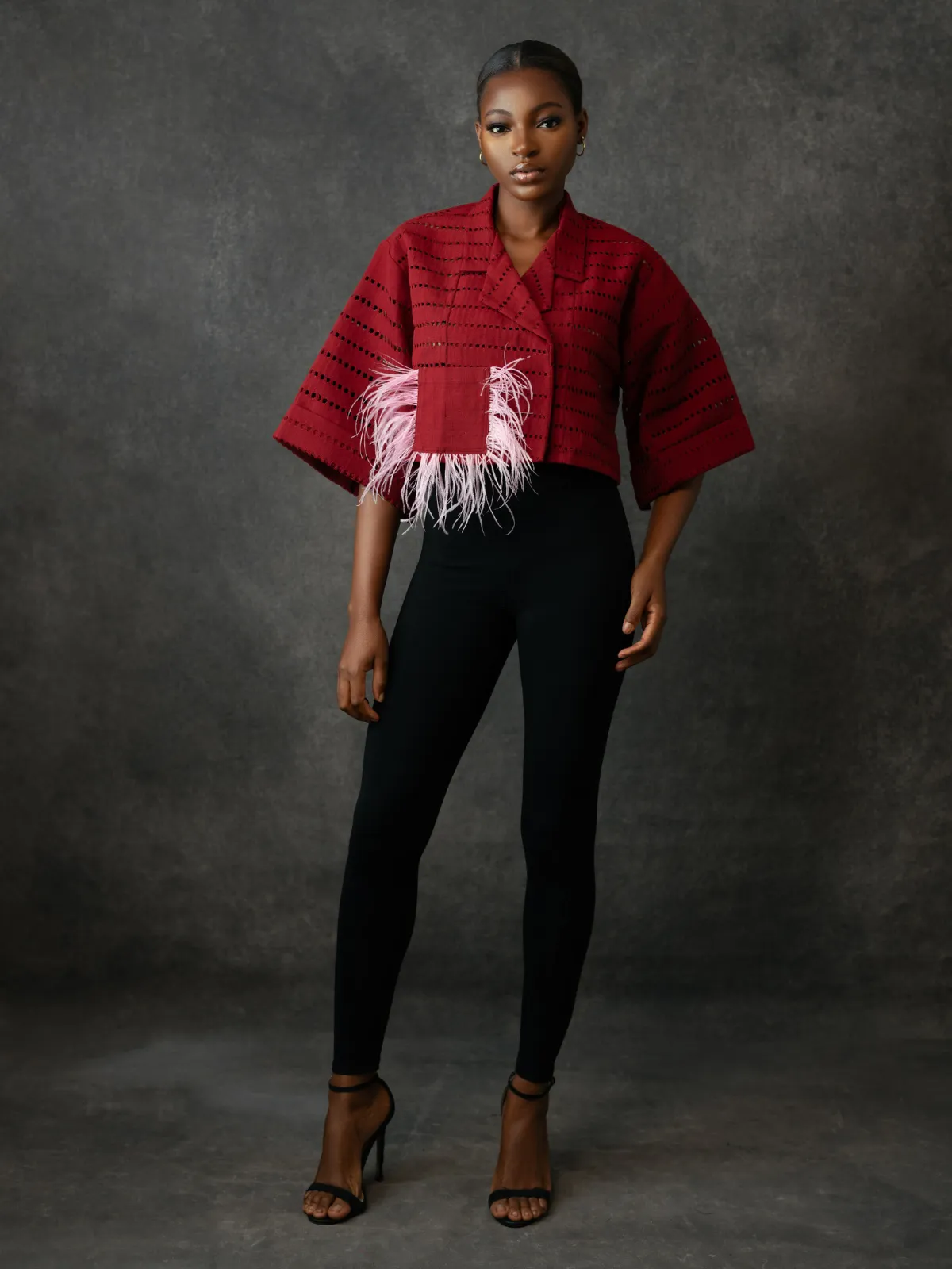 Aso Oke Crop Jacket