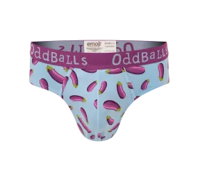 Aubergine - emoji® - Mens Briefs