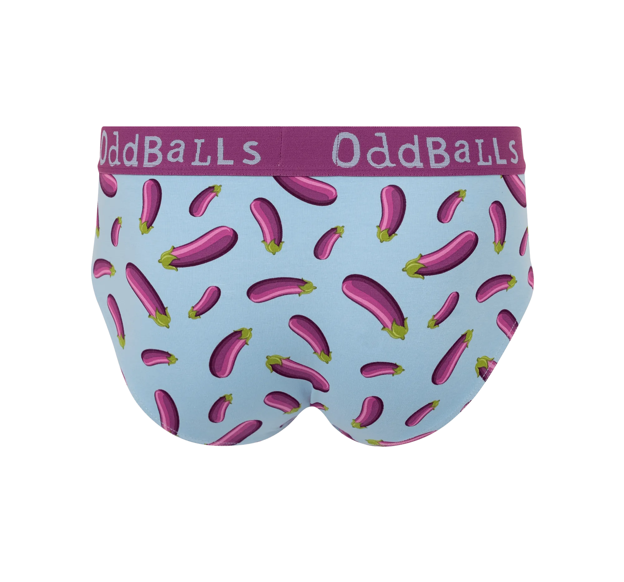 Aubergine - emoji® - Mens Briefs