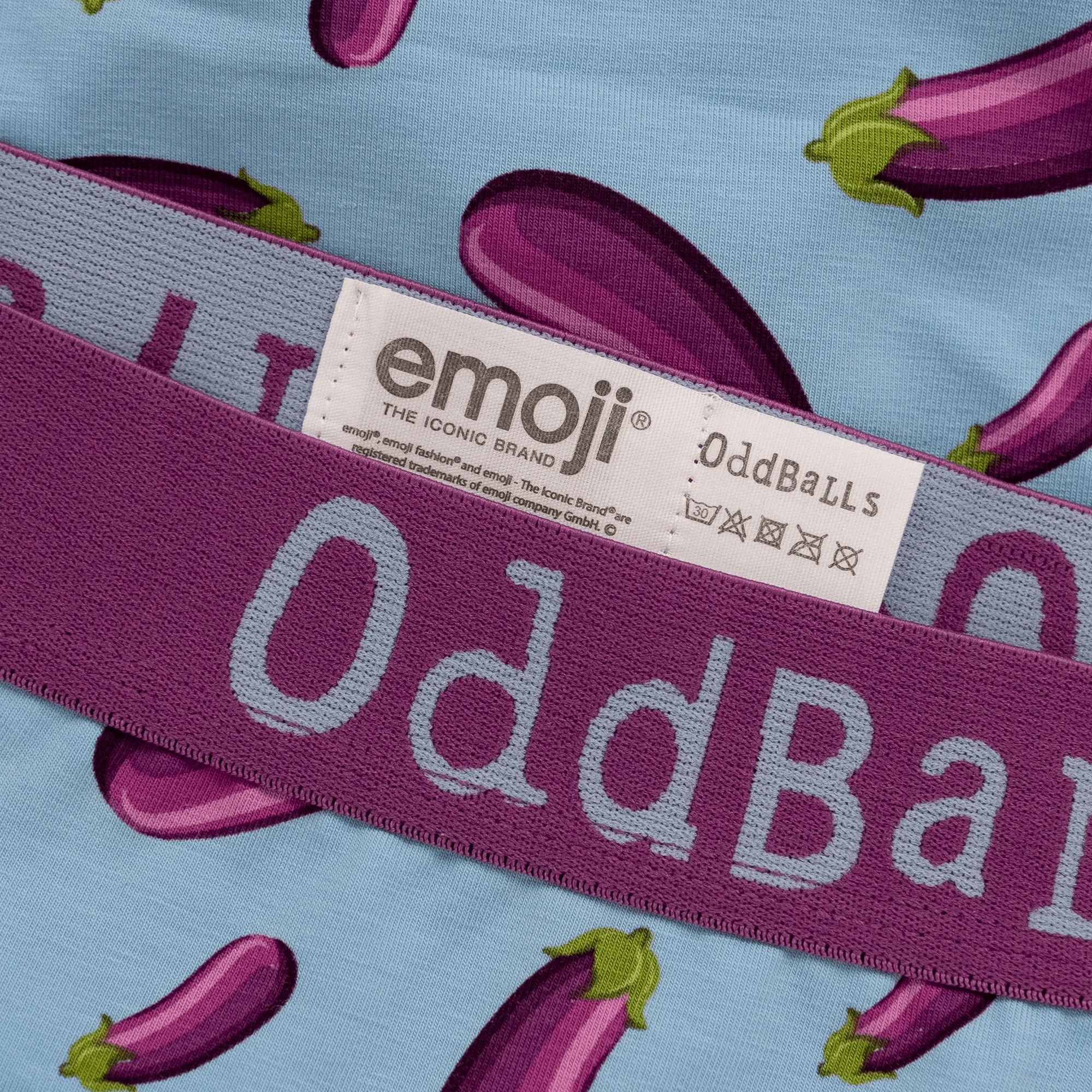 Aubergine - emoji® - Mens Briefs