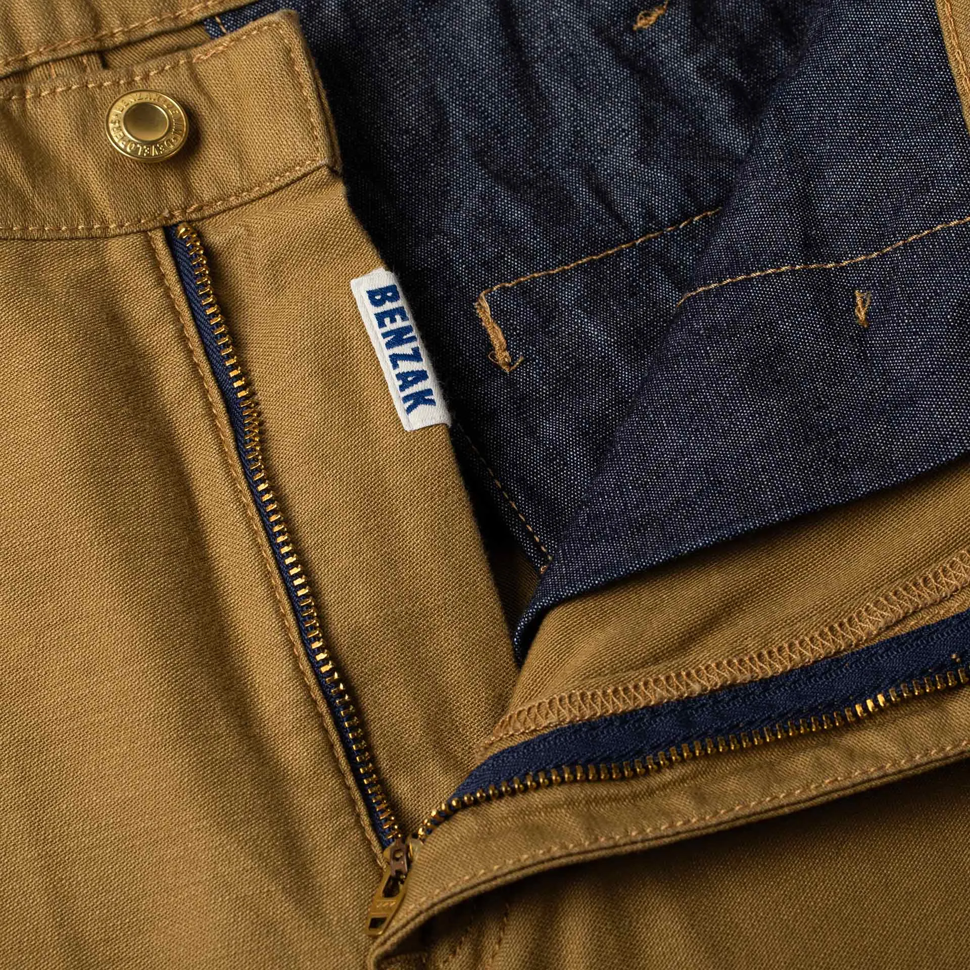 BC-03 STRAIGHT CHINO 10 oz. golden brown military twill [CORE]