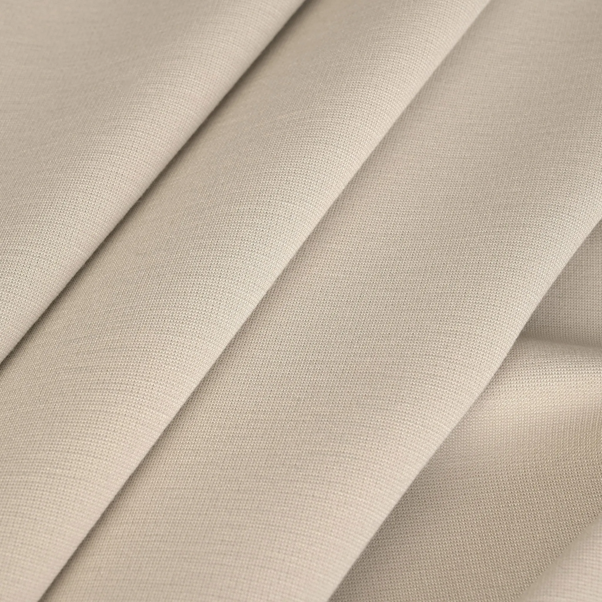 Beige Jersey Punto Fabric 95213