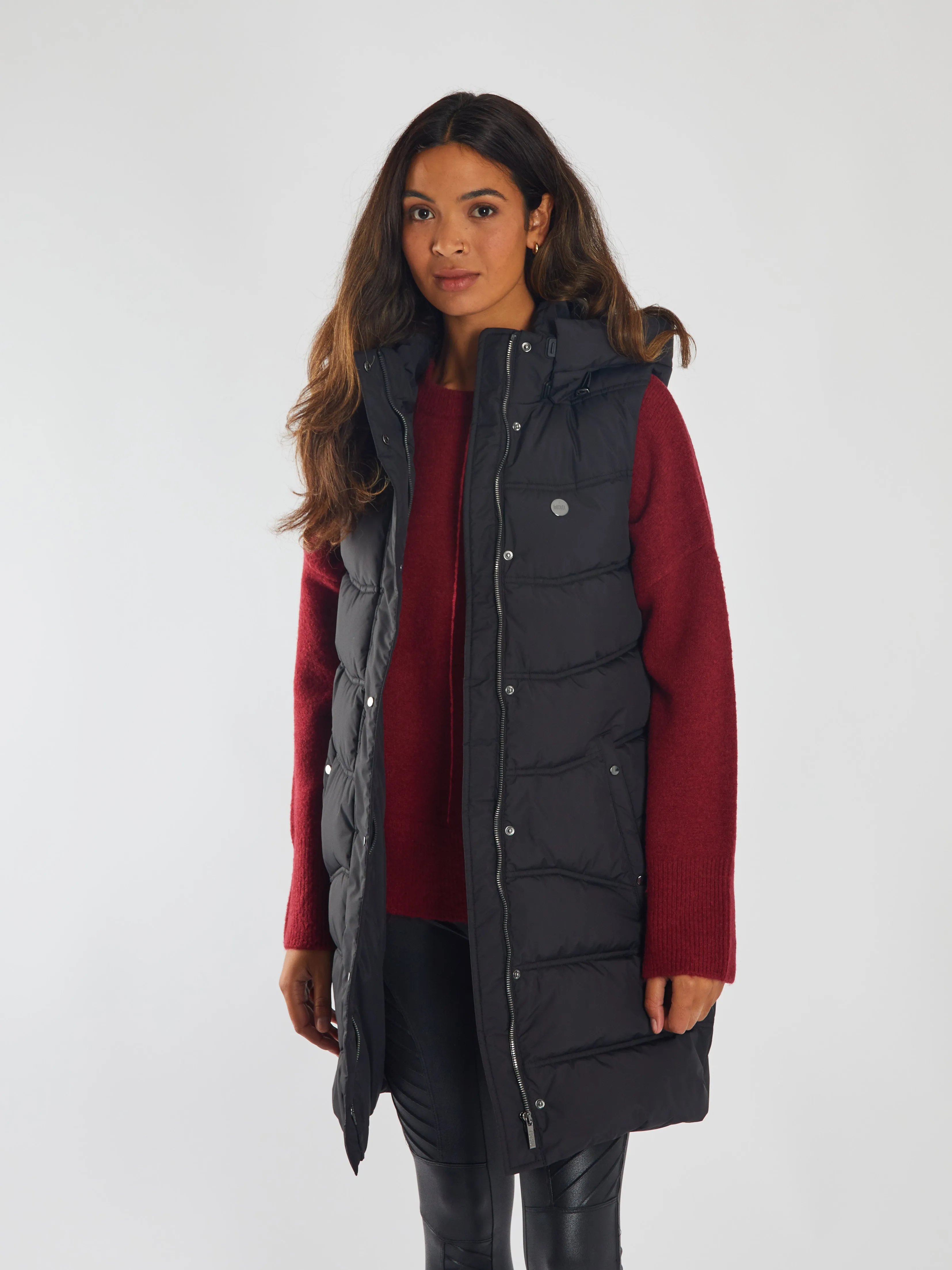 Bena Gilet Jet Black