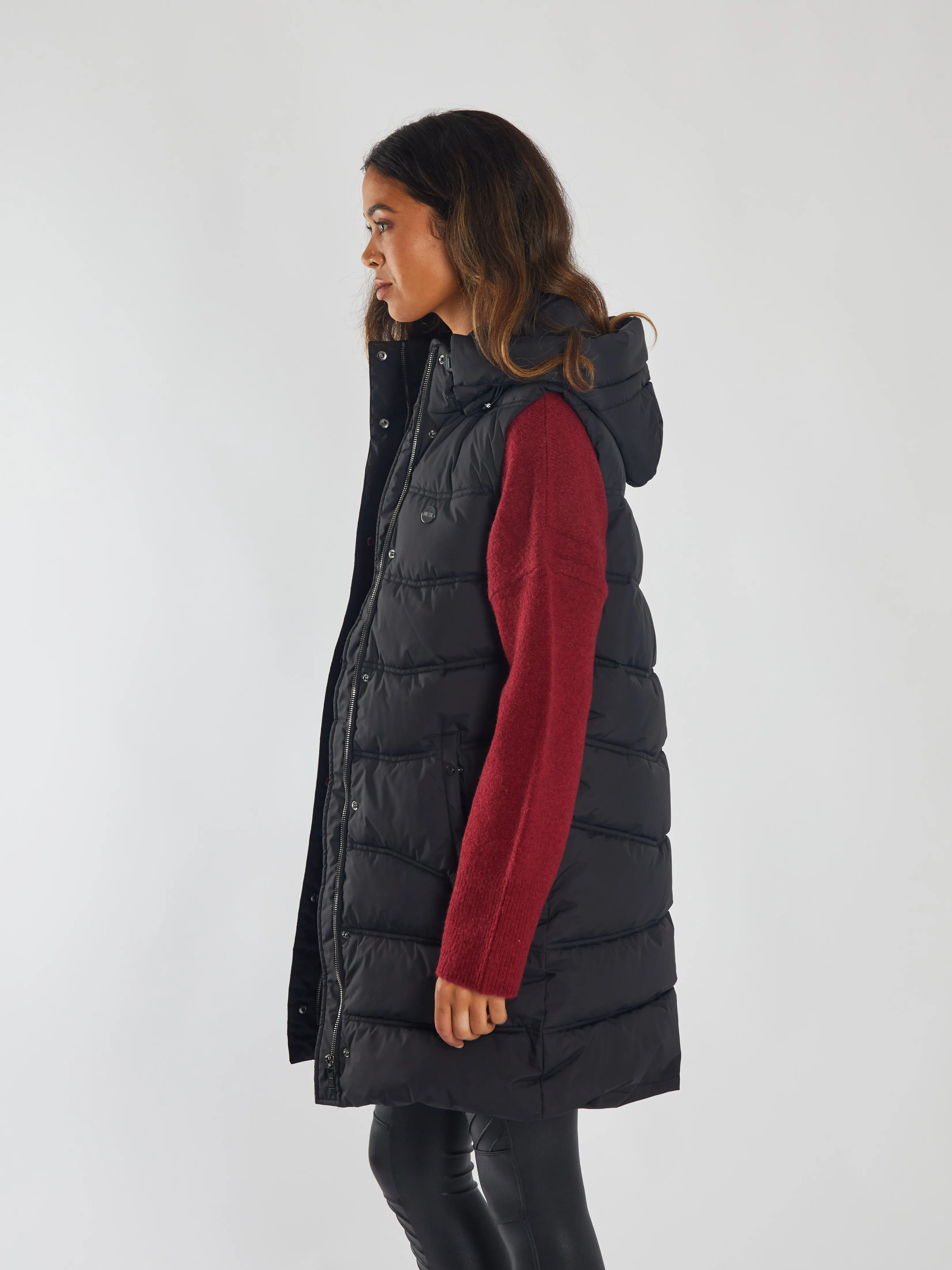 Bena Gilet Jet Black