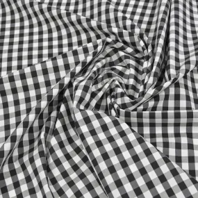 Black and White Check Fabric 367