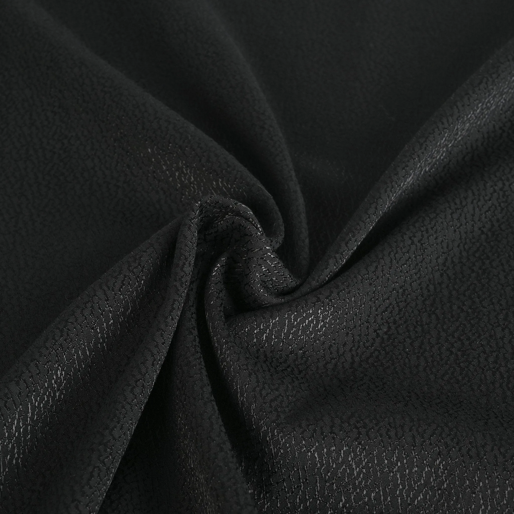 Black Jacquard Fabric 95327