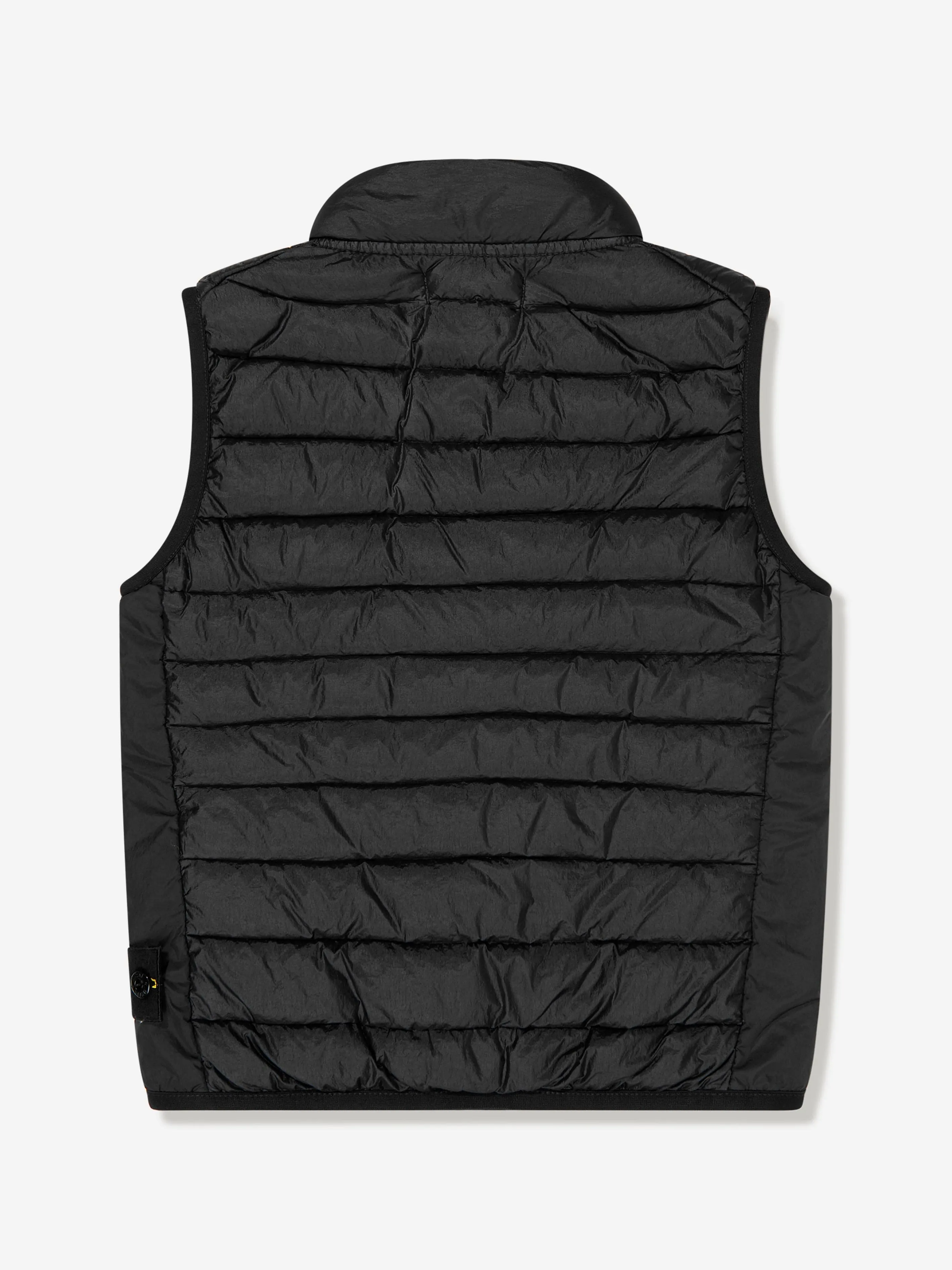 Boys Logo Gilet in Black