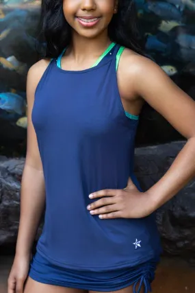 Breeze Tank in Navy