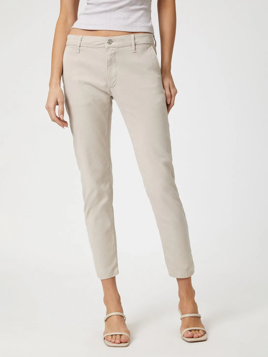 Brooke Pant -  Silver Grey Luxe Twill