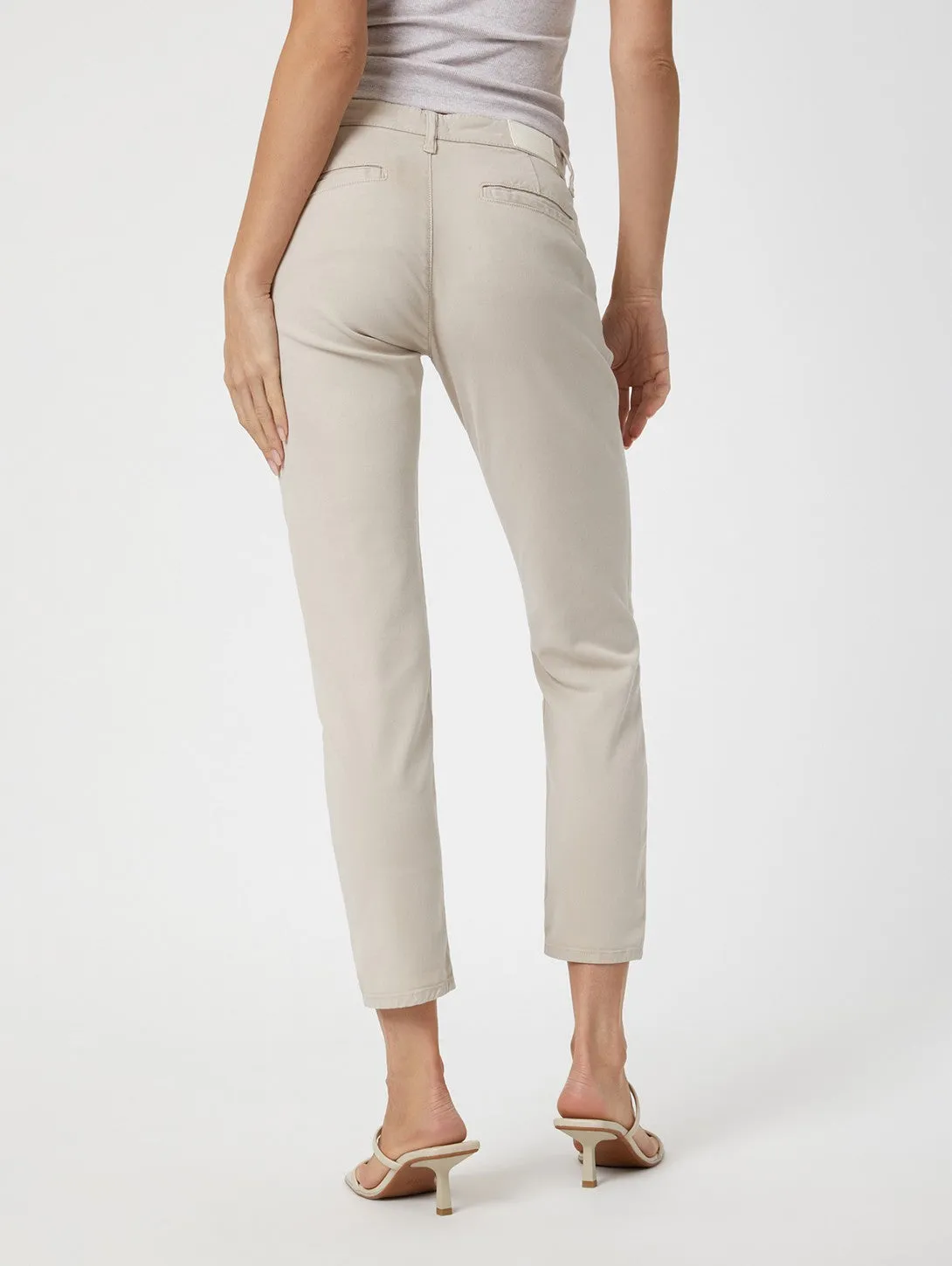 Brooke Pant -  Silver Grey Luxe Twill