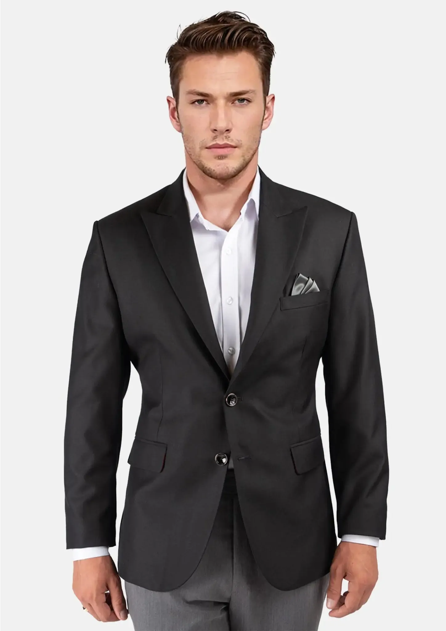 Bryant Black Sharkskin Jacket