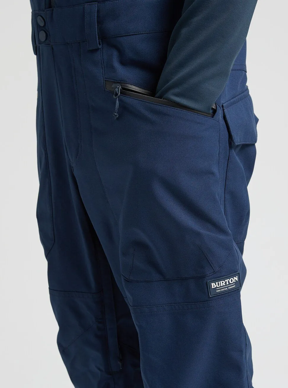 Burton Reserve Mens Bib Pants Dress Blue