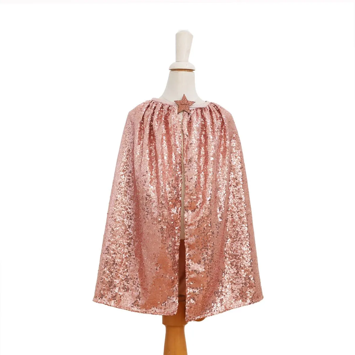 Cape Dress Up - Cooper Pink Sequin W/Mask