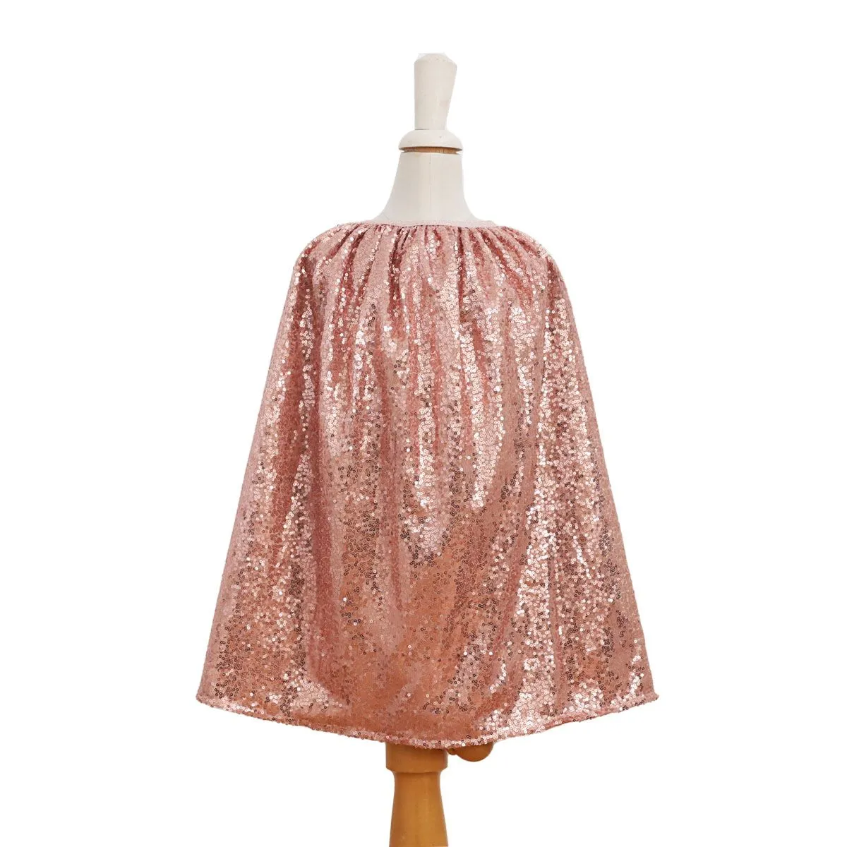 Cape Dress Up - Cooper Pink Sequin W/Mask