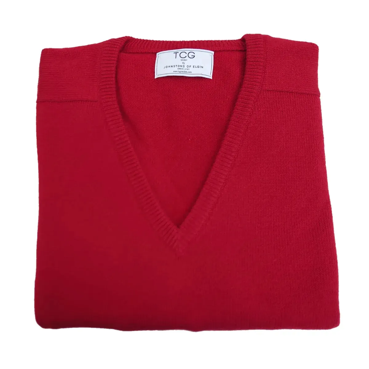 Cashmere Loose Fit Saddle Shoulder V-Neck Jumper