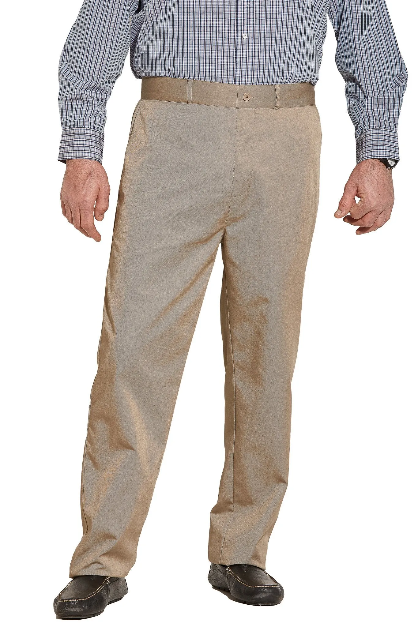 Chino Pants for Men - Khaki | Timmy | Adaptive Clothing by Ovidis