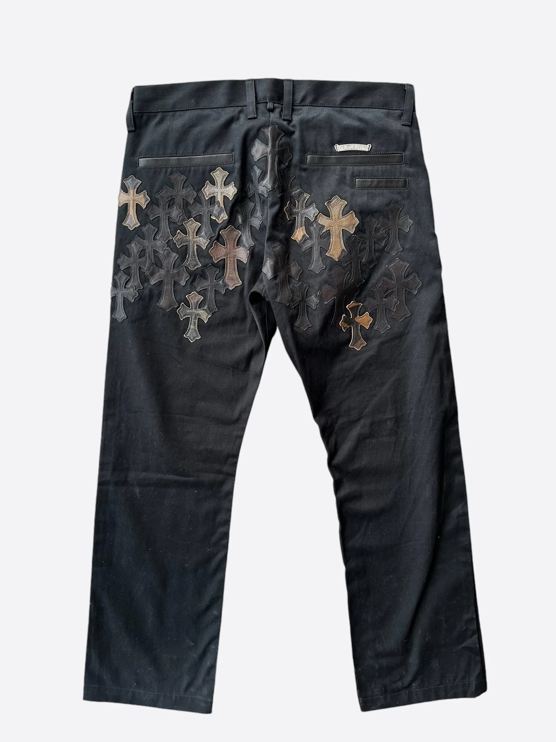 Chrome Hearts Black Camouflage Cross Patch Chino Pants