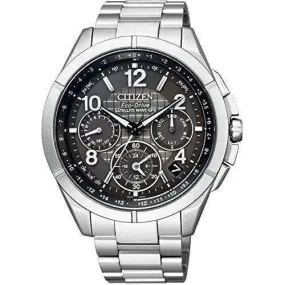 CITIZEN ATTESA ECO-DRIVE GPS RADIO WAVE FROZEN GREY MODEL MEN WATCH (900 Limited) CC9070-56H