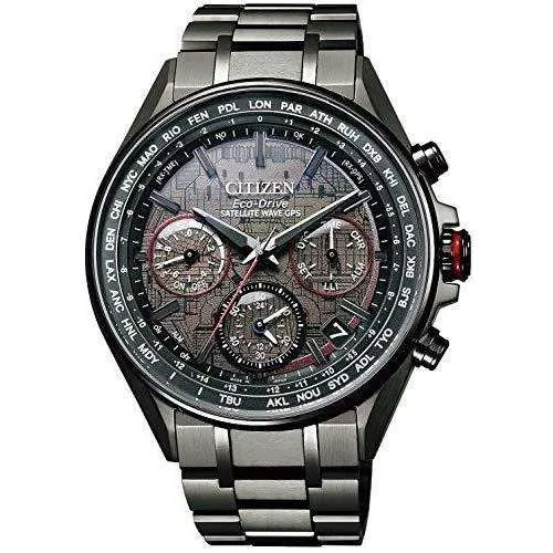 CITIZEN ATTESA ECO-DRIVE GPS RADIO WAVE STAR WARS DARTH VADER LIMITED MODEL MEN WATCH (1500 Limited) CC4006-61E