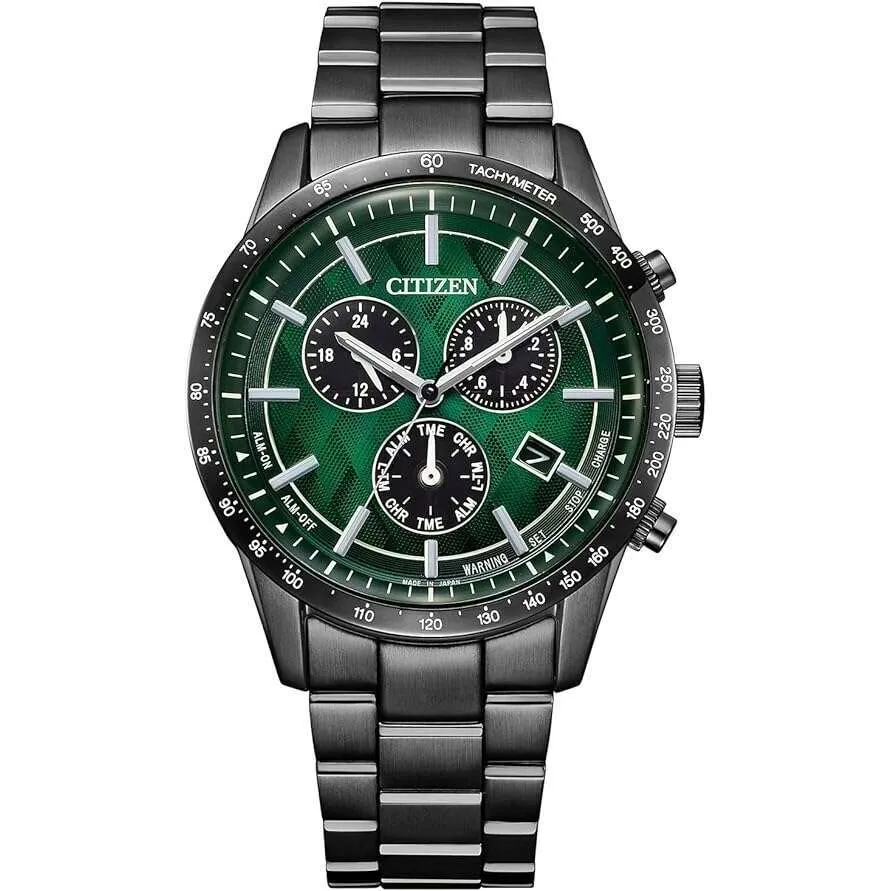 CITIZEN COLLECTION LIGHT IN BLACK 2022 GREEN EDITION MEN WATCH (1500 LIMITED) BL5497-85W