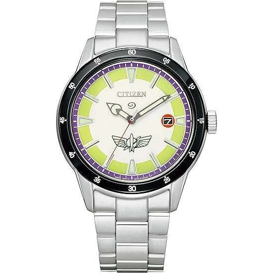 CITIZEN DISNEY COLLECTION BUZZ LIGHTYEAR MODEL SILVER MEN WATCH (800 LIMITED) AW1166-66A