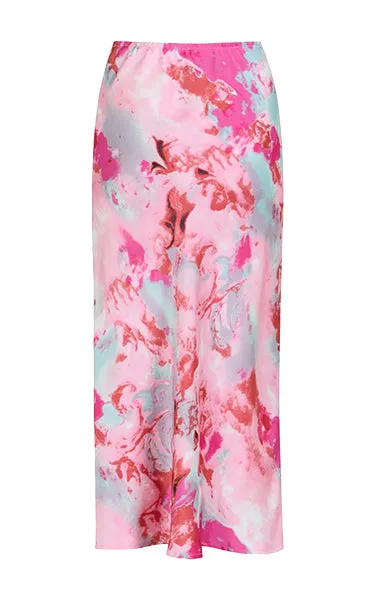 Coster Copenhagen CC Heart Floral Skirt Pinks