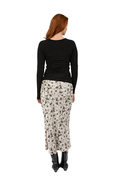 Coster Copenhagen CC Heart Flower Skirt Blk