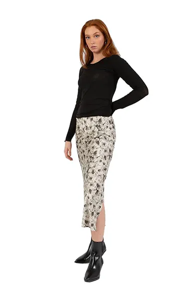 Coster Copenhagen CC Heart Flower Skirt Blk