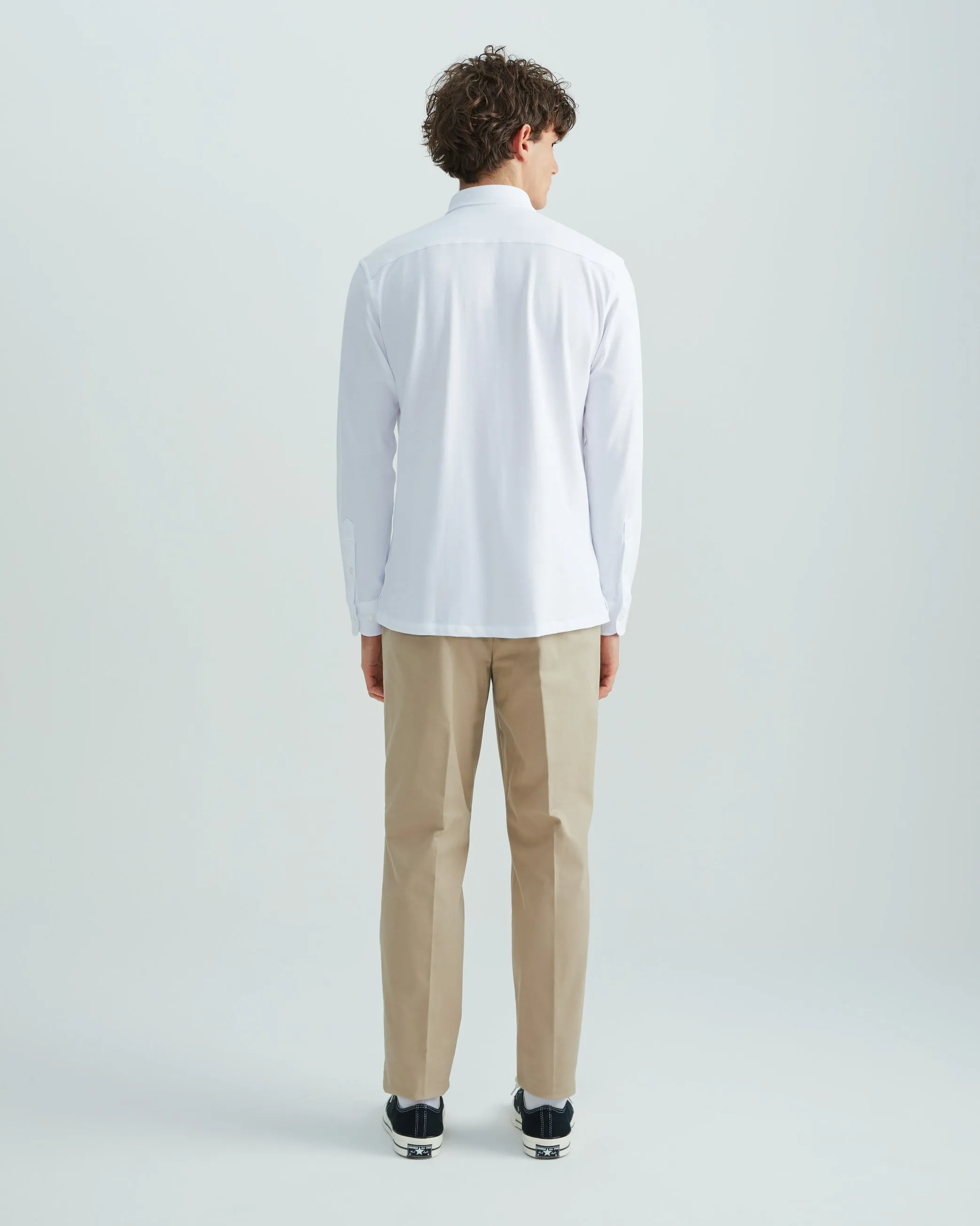 Coupe Cousu, Khaki, Cotton Chino Trousers