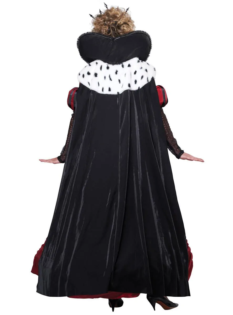 Dark Queen Of Hearts Deluxe Womens Storybook Costume