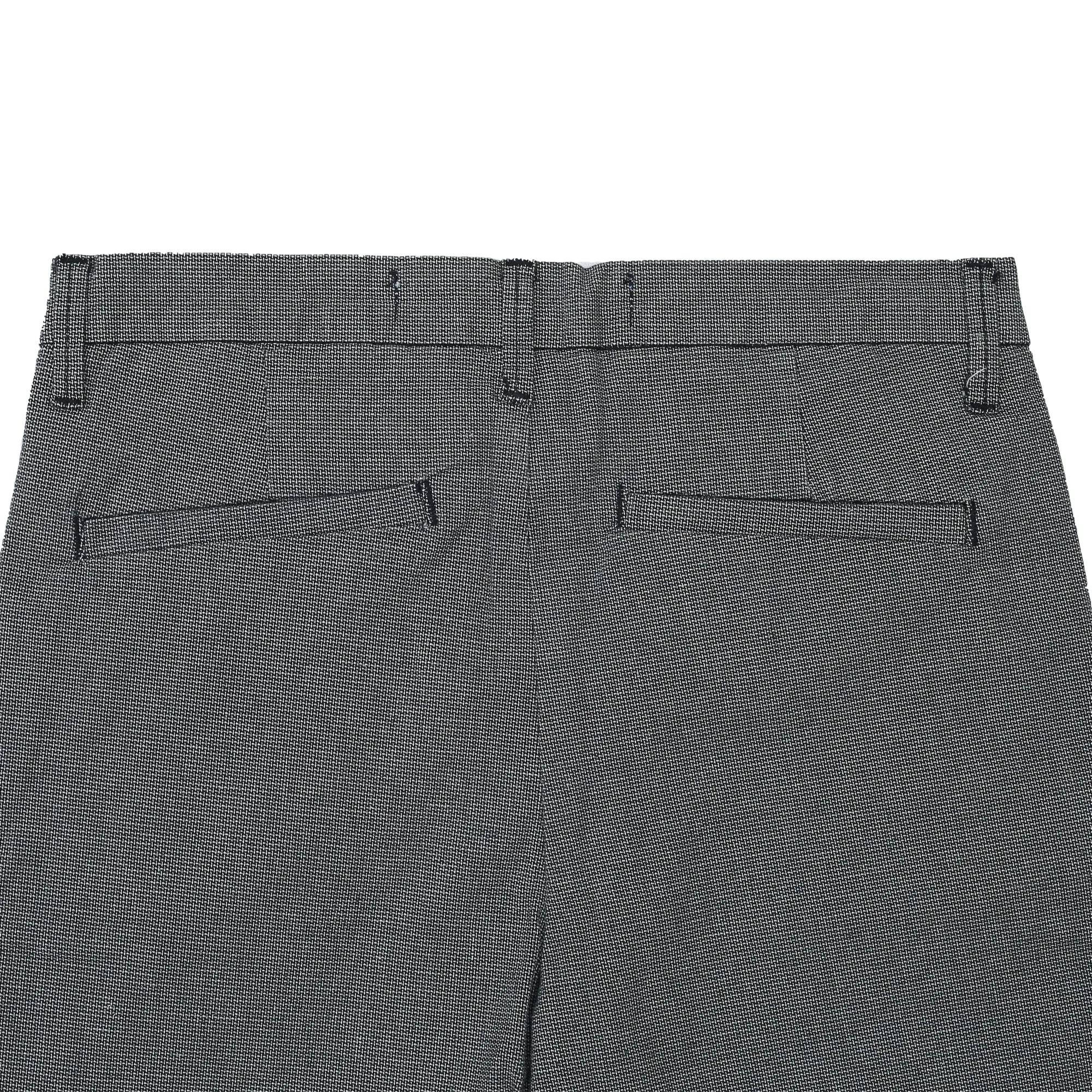 D.E.N.I.M C.O - Men 'Charcoal' Westrade Gridwork Anthracite Stretch Slim Chino PR929