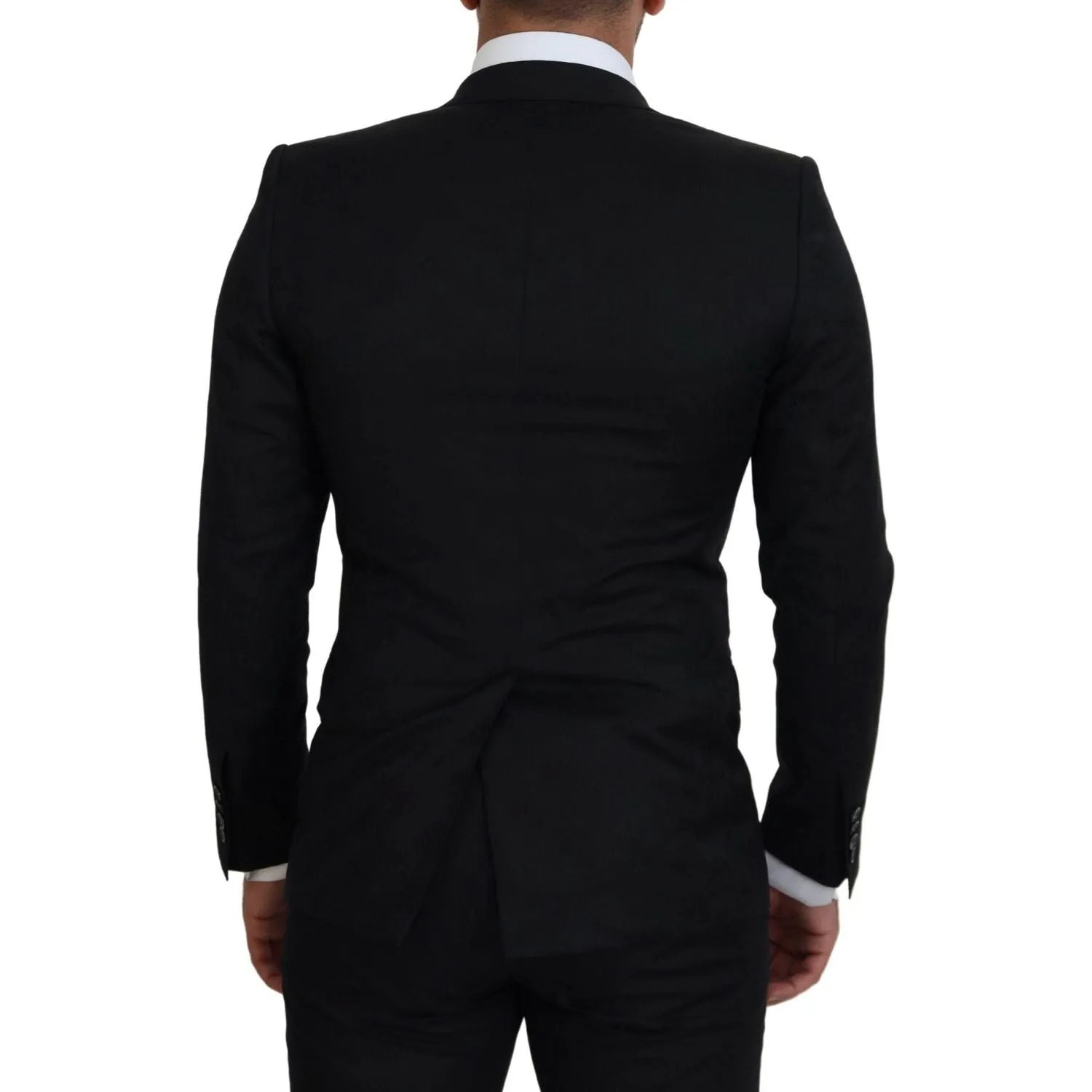 Dolce & Gabbana Elegant Martini Style Black Formal Blazer