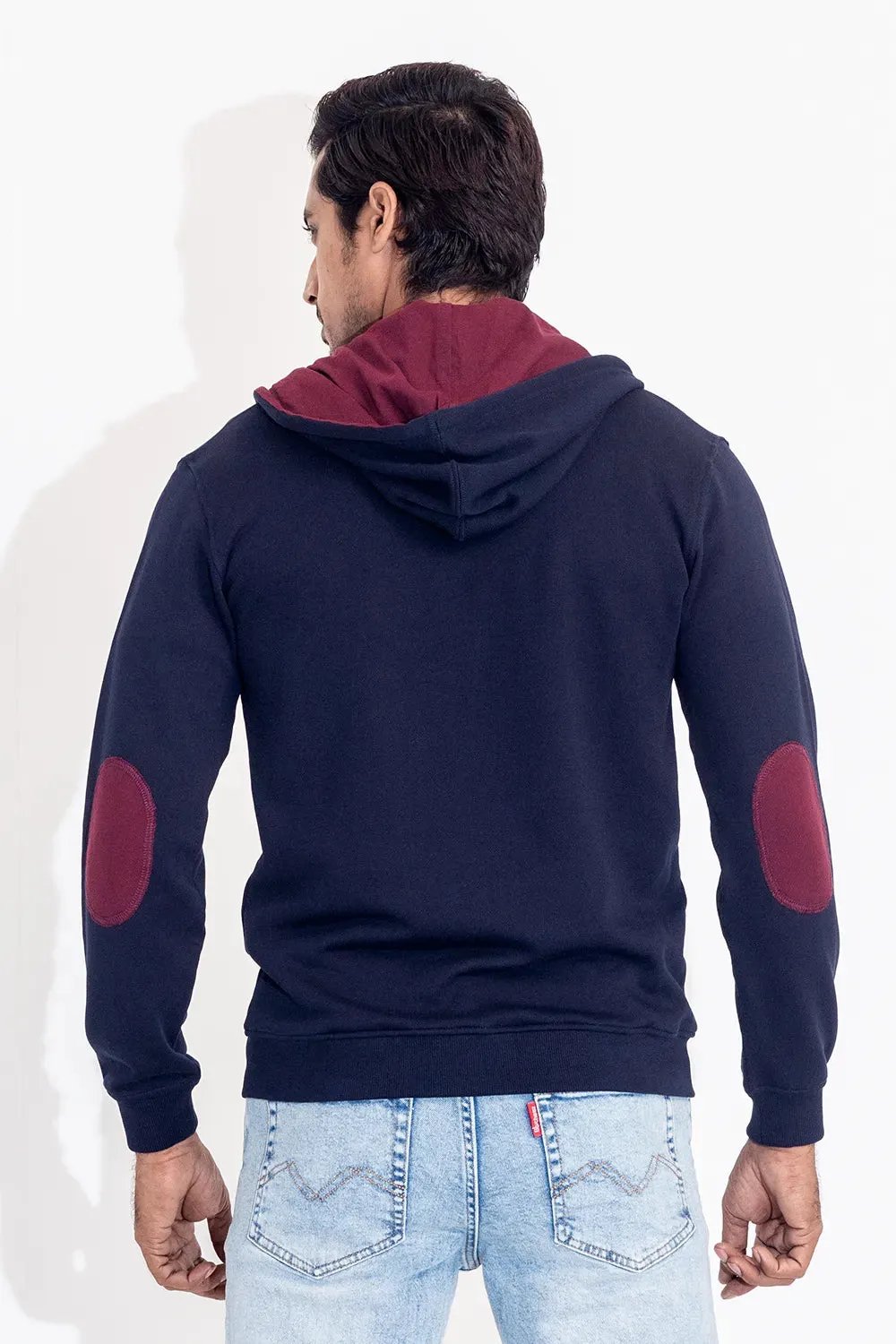 Elbow Patch Hoodie