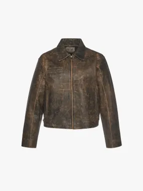 Everyday Boxy Leather Jacket