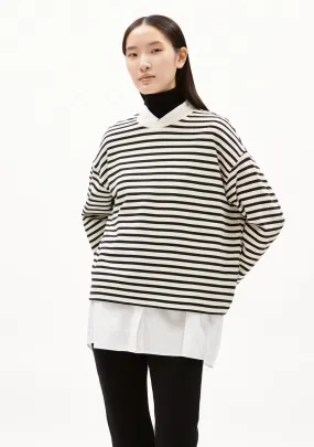 Frankaa Maarleen Sweatshirt in Undyed-Black