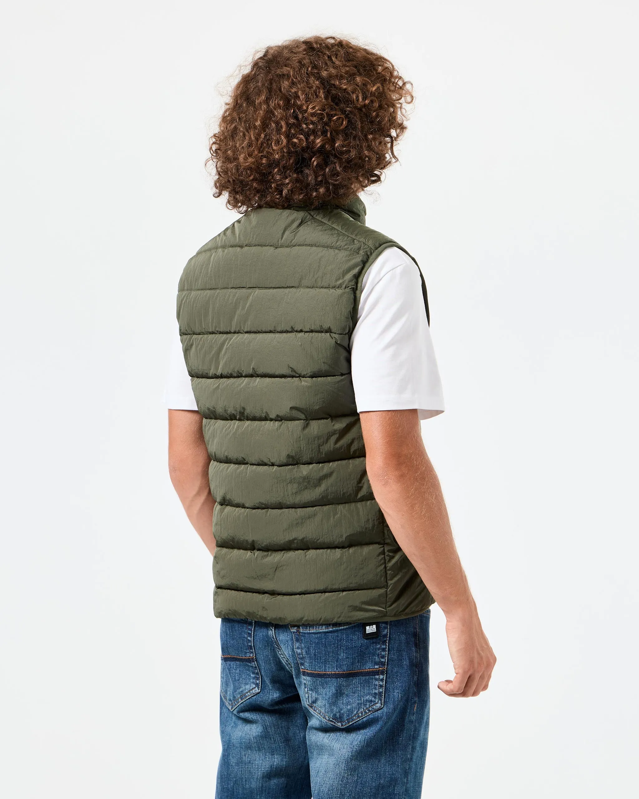 Gacha Padded Gilet Castle Green