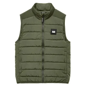 Gacha Padded Gilet Castle Green