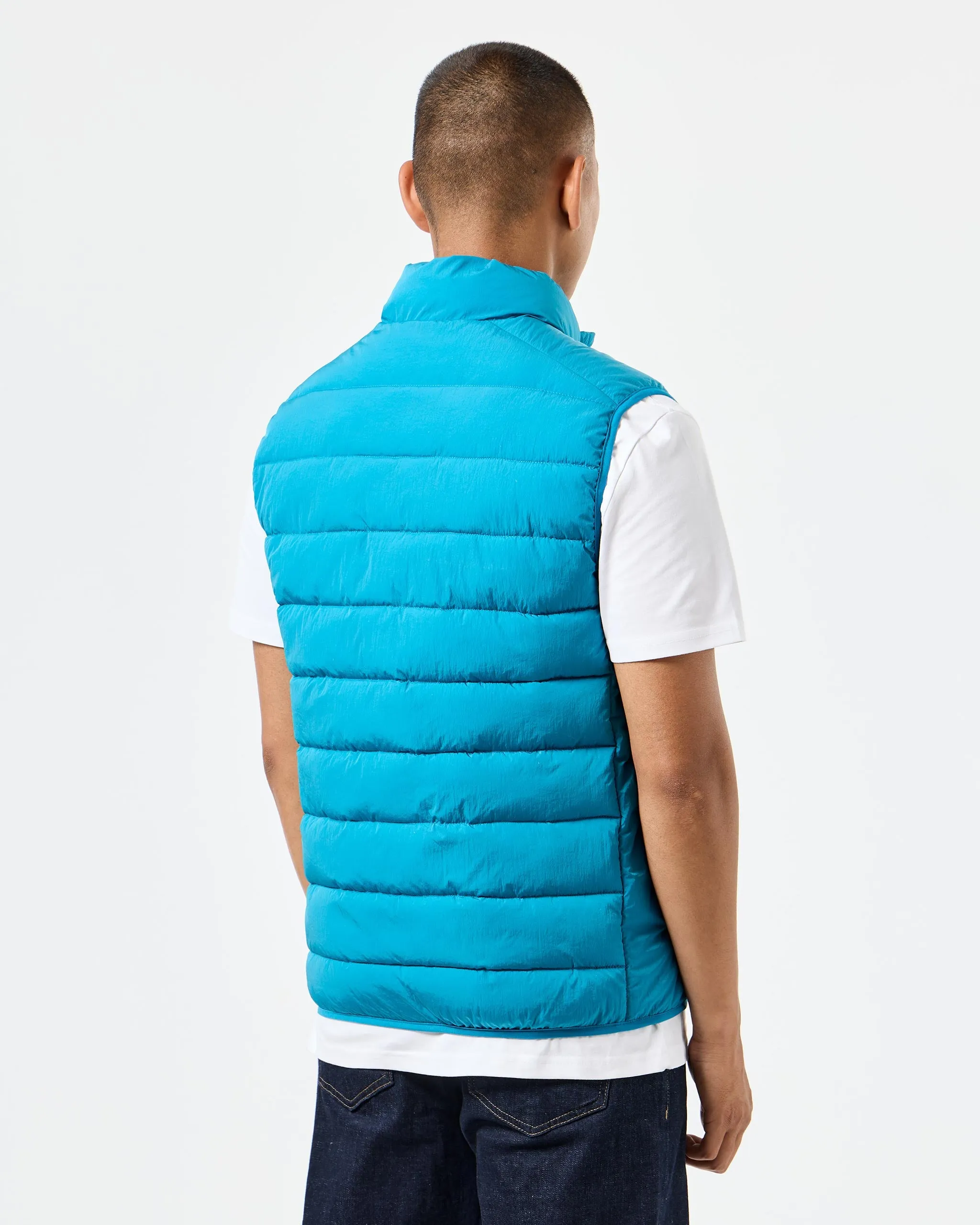 Gacha Padded Gilet Kingfisher Blue