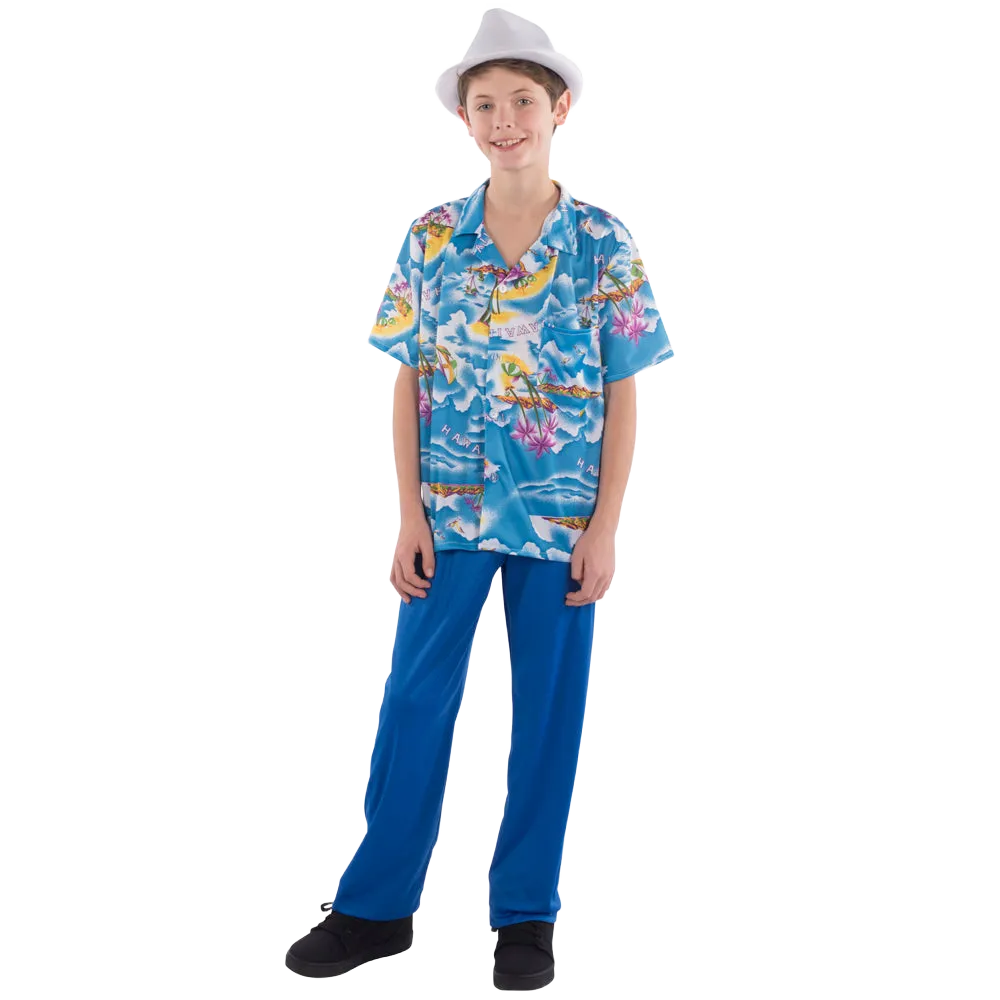 Hawaiian Shirt And Pants Set - Kids