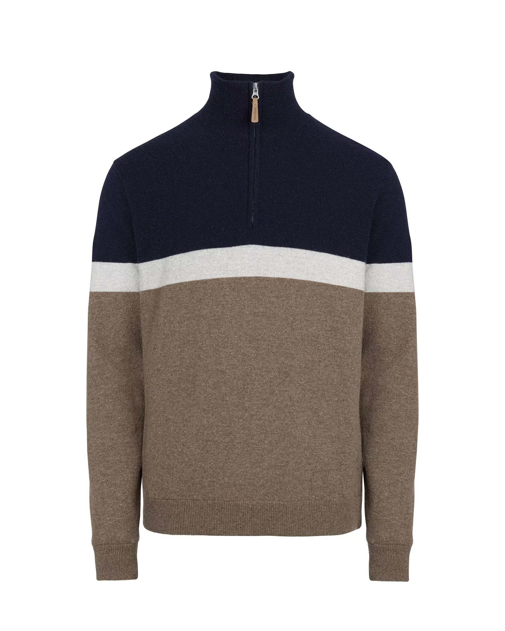 Holebrook Stellan Navy & Walnut Stripe Windproof