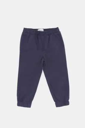 Infant Boys Navy Twill Chino Jogger