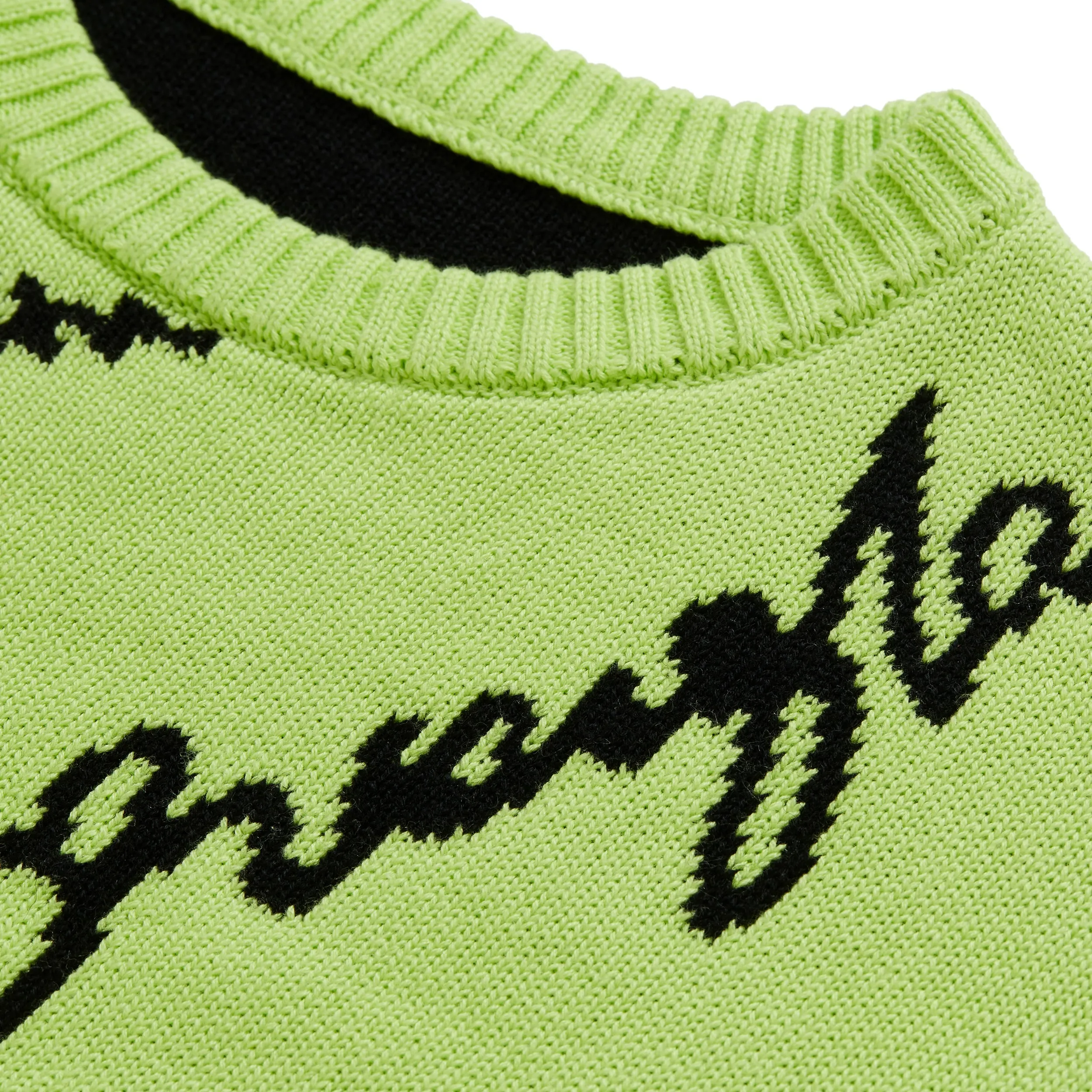 Jacquard Logo Jumper Human (Green)