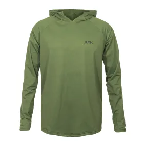 JUNK Tactical Green Performance Hoodie