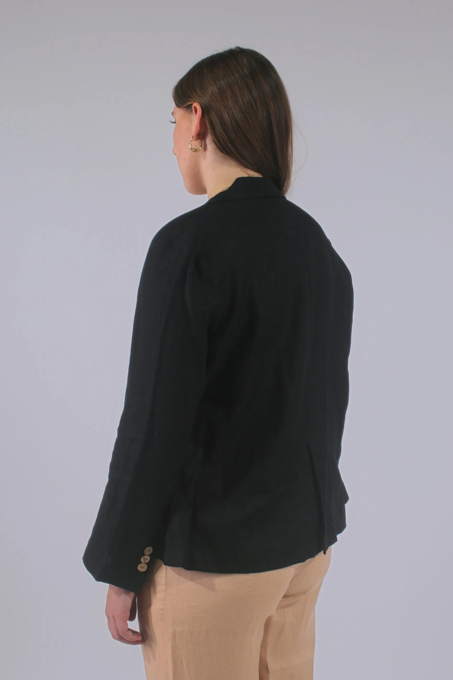 Karen 100% Linen Fitted Blazer